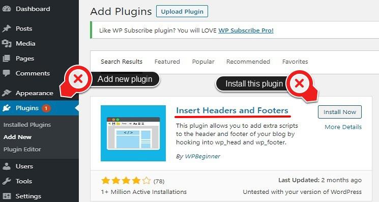 add new WordPress plugin 