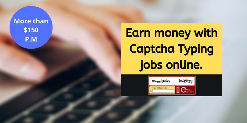 Captcha Typing jobs online