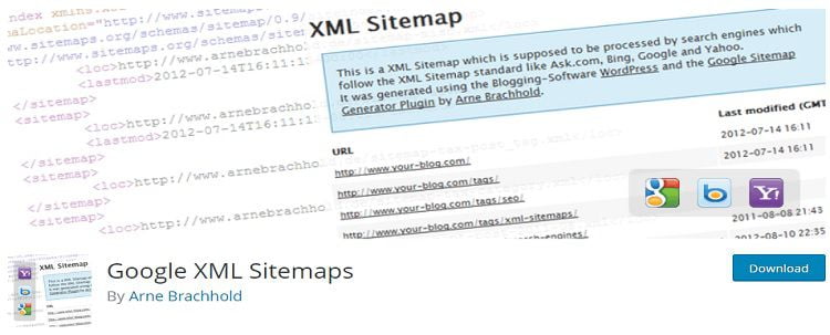 Google xml sitemap plugin