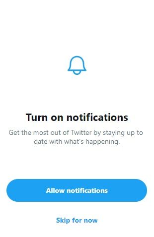Allow all twitter notifications 