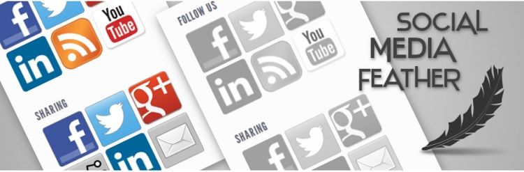Social media feather social plugin