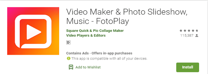 FotoPlay slideshow maker
