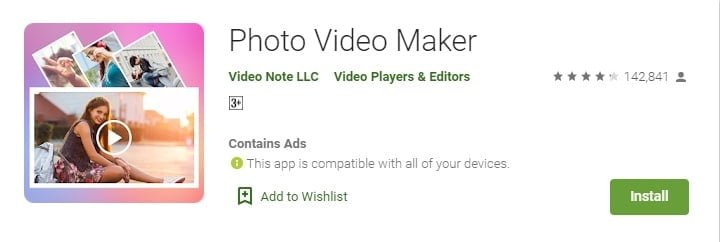 Photo Video Maker app 