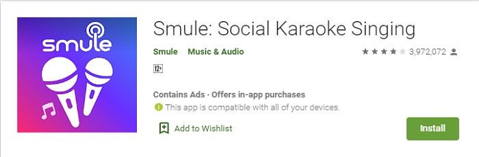 smule karaoke music app