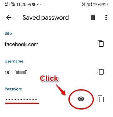Check your Facebook Password