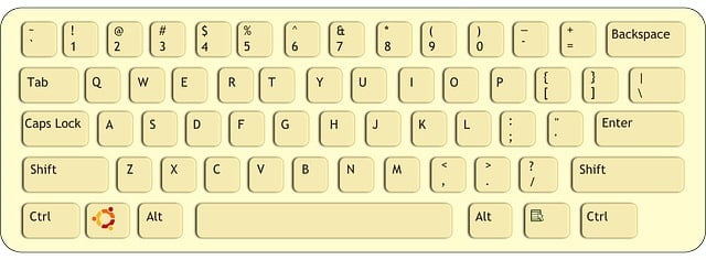 QWERTY keyboard example