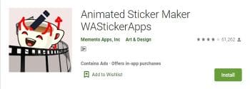 Animated sticker maker
