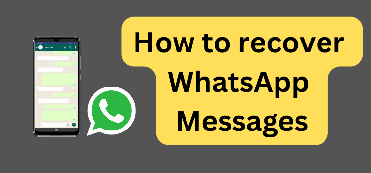 WhatsApp message রিস্টোর