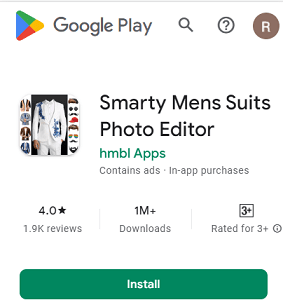 Smarty men's suits free software for mobile