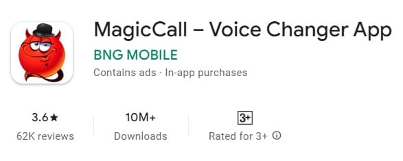 Magic call voice changer app for android