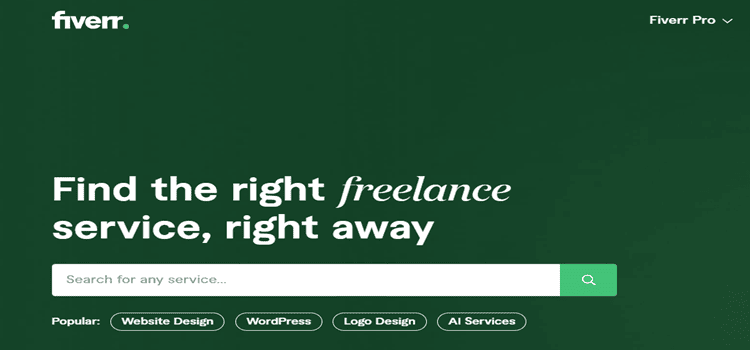 Fiverr best free online freelance marketplace website