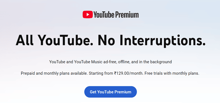 Watch YouTube ad-free